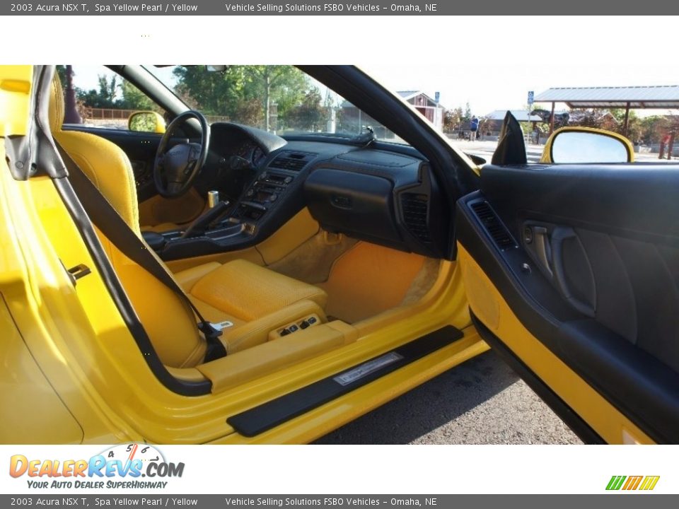 2003 Acura NSX T Spa Yellow Pearl / Yellow Photo #10