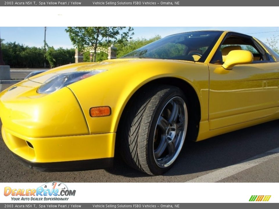 2003 Acura NSX T Spa Yellow Pearl / Yellow Photo #15