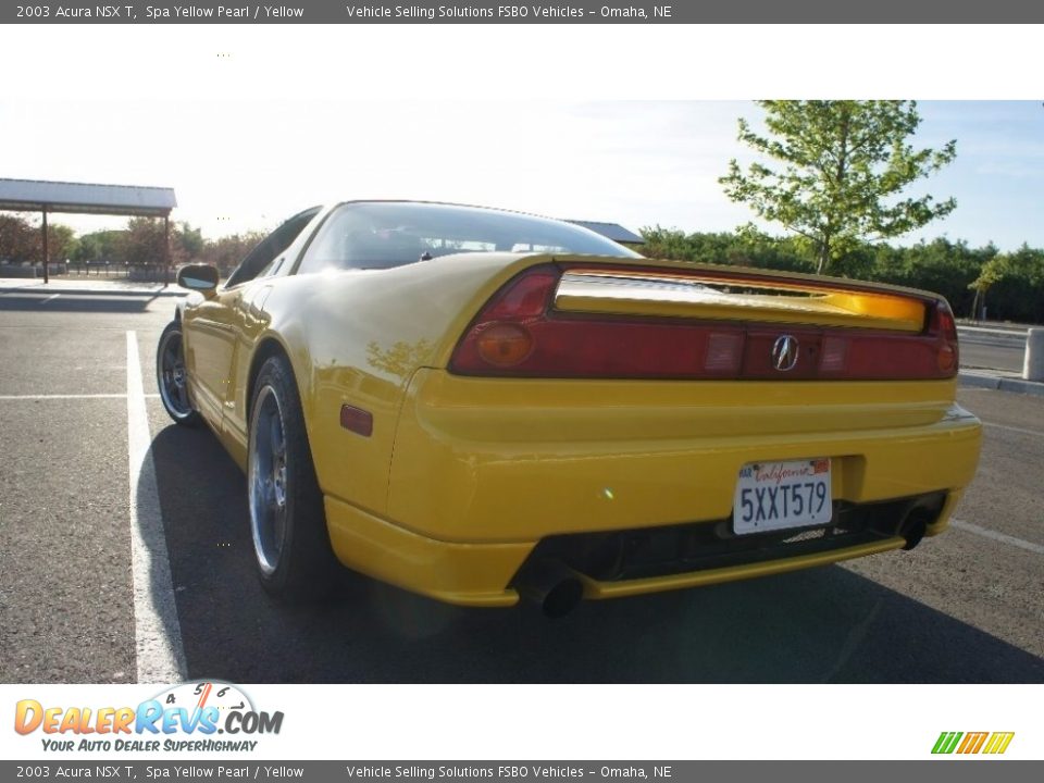 2003 Acura NSX T Spa Yellow Pearl / Yellow Photo #20