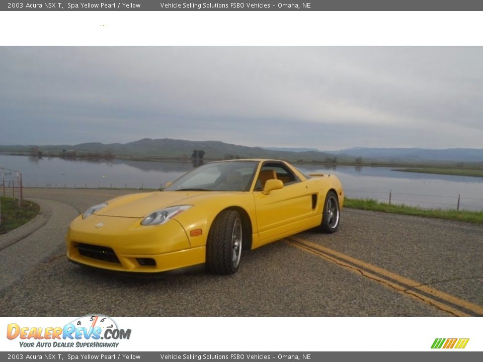 2003 Acura NSX T Spa Yellow Pearl / Yellow Photo #22