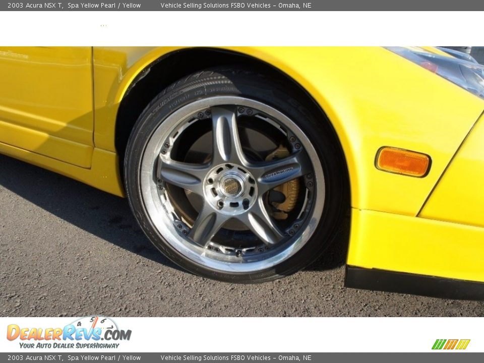 2003 Acura NSX T Spa Yellow Pearl / Yellow Photo #23