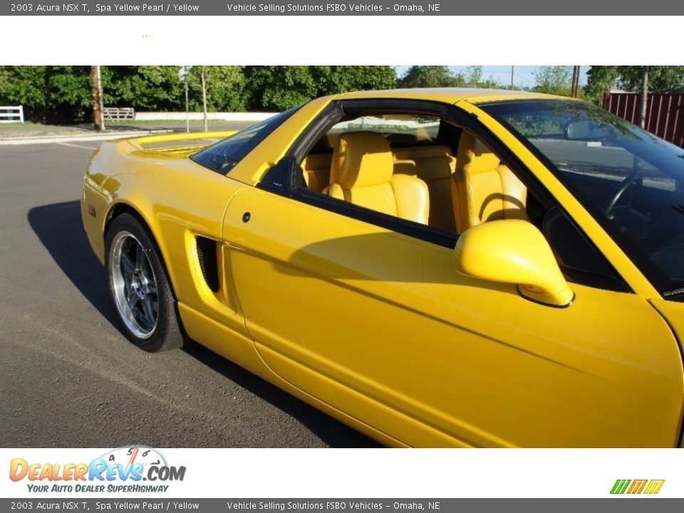 2003 Acura NSX T Spa Yellow Pearl / Yellow Photo #24