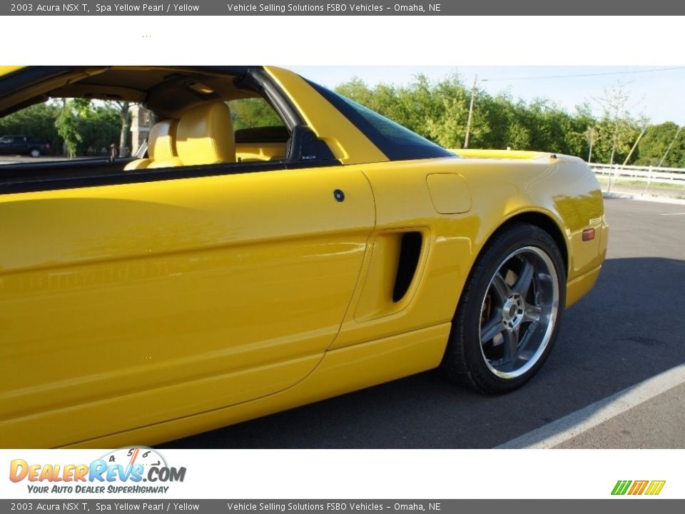2003 Acura NSX T Spa Yellow Pearl / Yellow Photo #25