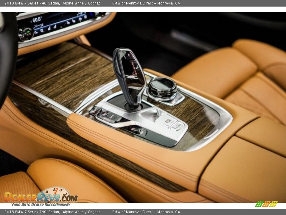 2018 BMW 7 Series 740i Sedan Alpine White / Cognac Photo #7