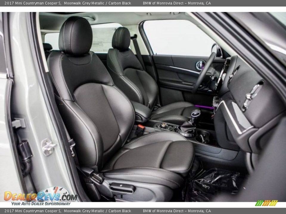 2017 Mini Countryman Cooper S Moonwalk Grey Metallic / Carbon Black Photo #2