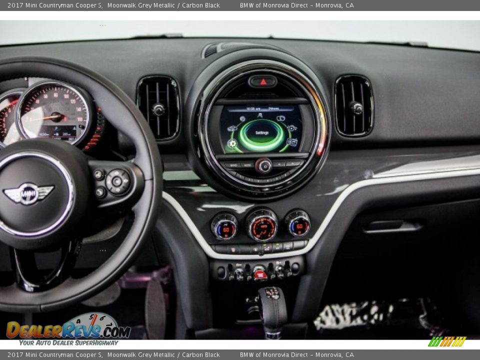 2017 Mini Countryman Cooper S Moonwalk Grey Metallic / Carbon Black Photo #6