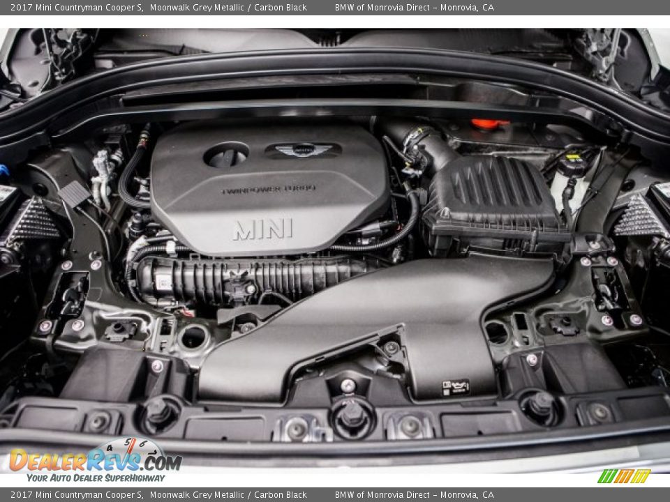 2017 Mini Countryman Cooper S Moonwalk Grey Metallic / Carbon Black Photo #8