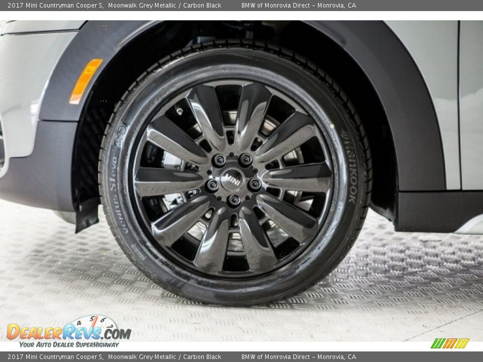 2017 Mini Countryman Cooper S Moonwalk Grey Metallic / Carbon Black Photo #9