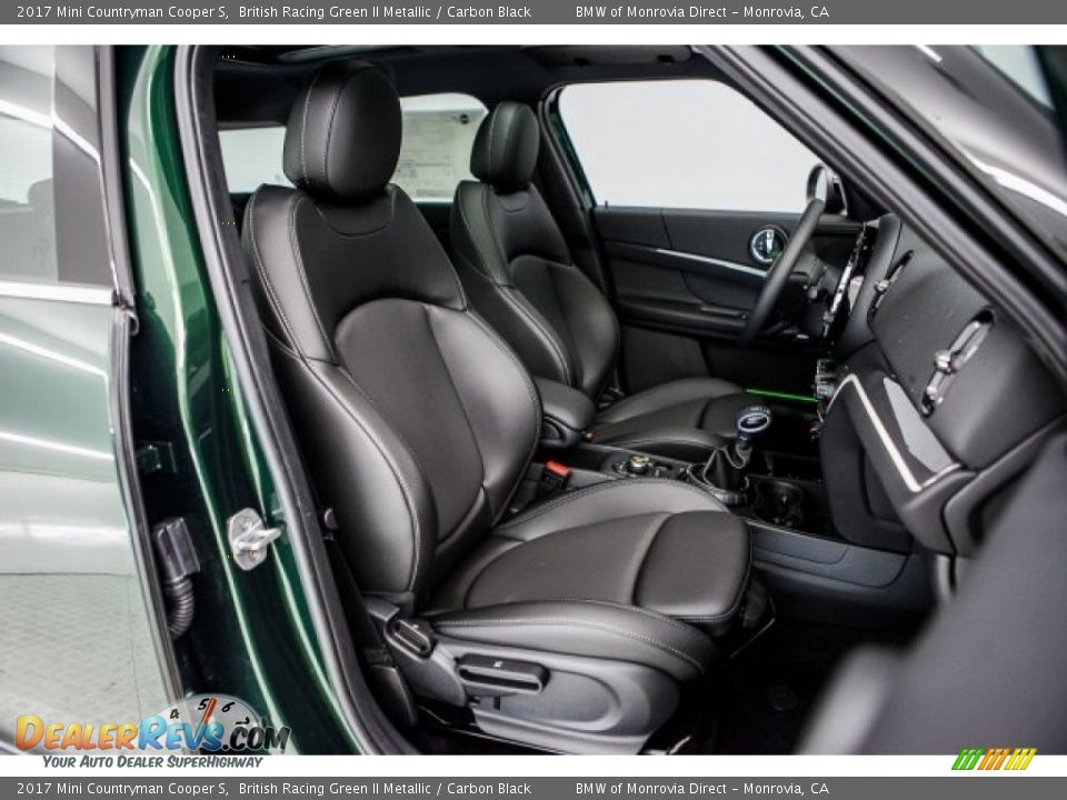 2017 Mini Countryman Cooper S British Racing Green II Metallic / Carbon Black Photo #2