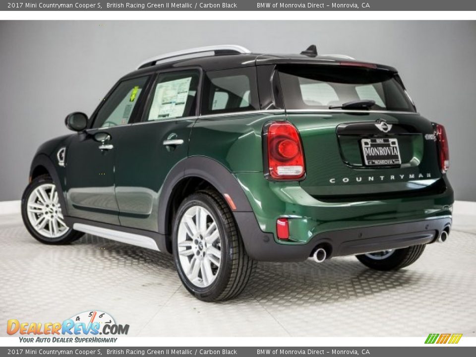2017 Mini Countryman Cooper S British Racing Green II Metallic / Carbon Black Photo #3
