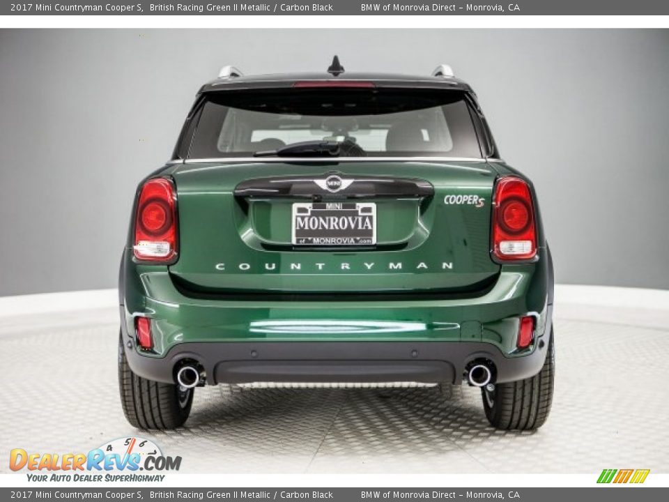 2017 Mini Countryman Cooper S British Racing Green II Metallic / Carbon Black Photo #4