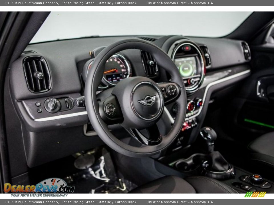 2017 Mini Countryman Cooper S British Racing Green II Metallic / Carbon Black Photo #5