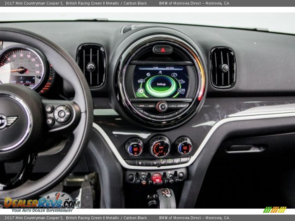 2017 Mini Countryman Cooper S British Racing Green II Metallic / Carbon Black Photo #6
