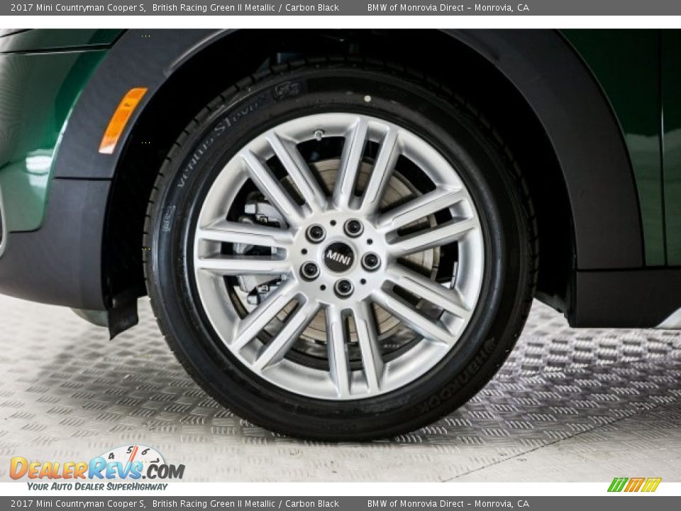2017 Mini Countryman Cooper S British Racing Green II Metallic / Carbon Black Photo #9