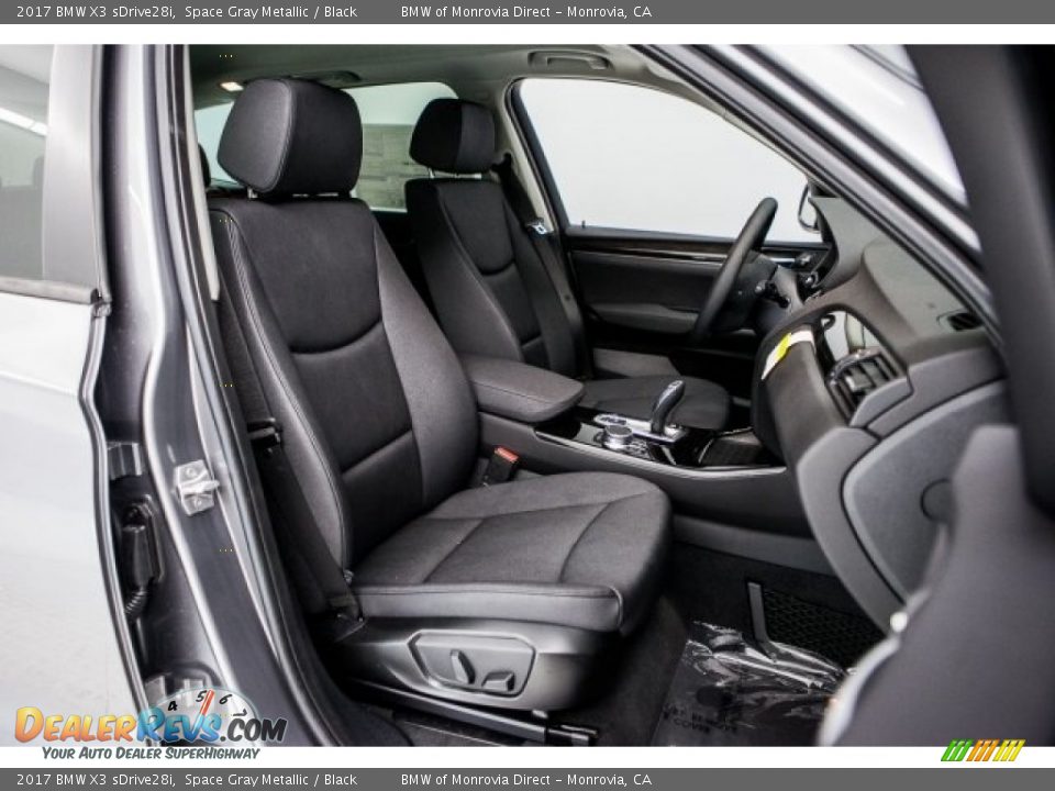 2017 BMW X3 sDrive28i Space Gray Metallic / Black Photo #2