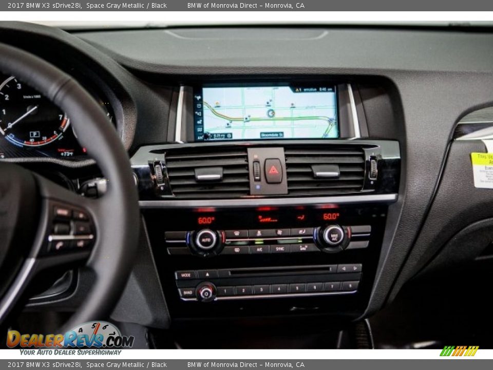 2017 BMW X3 sDrive28i Space Gray Metallic / Black Photo #6