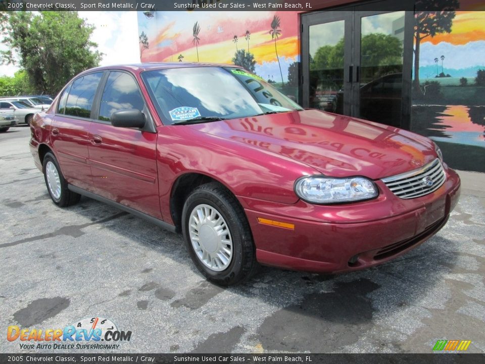 2005 Chevrolet Classic Sport Red Metallic / Gray Photo #6