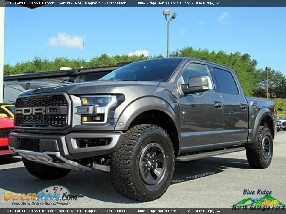 2017 Ford F150 SVT Raptor SuperCrew 4x4 Magnetic / Raptor Black Photo #1