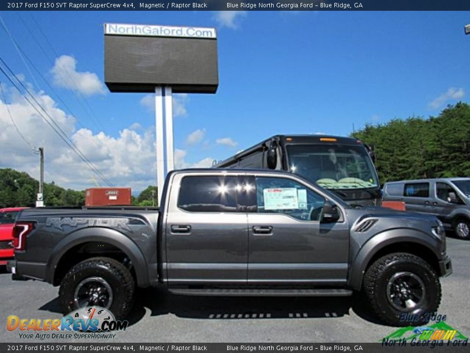 2017 Ford F150 SVT Raptor SuperCrew 4x4 Magnetic / Raptor Black Photo #6