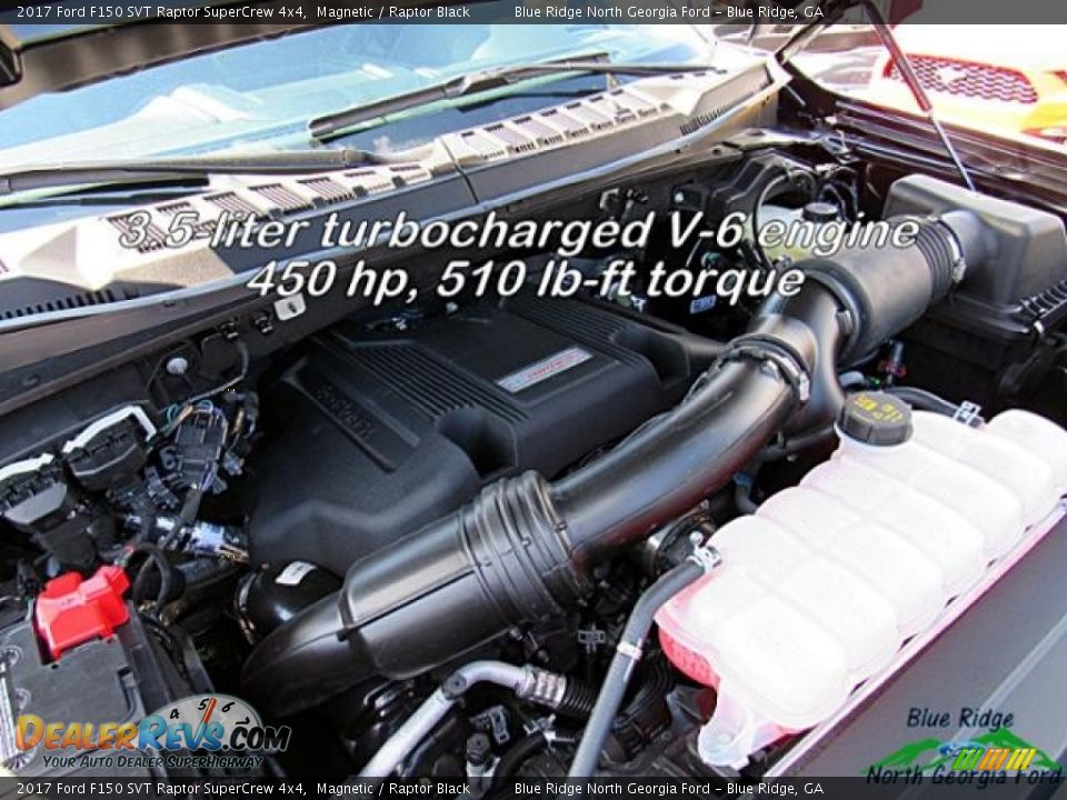 2017 Ford F150 SVT Raptor SuperCrew 4x4 Magnetic / Raptor Black Photo #10