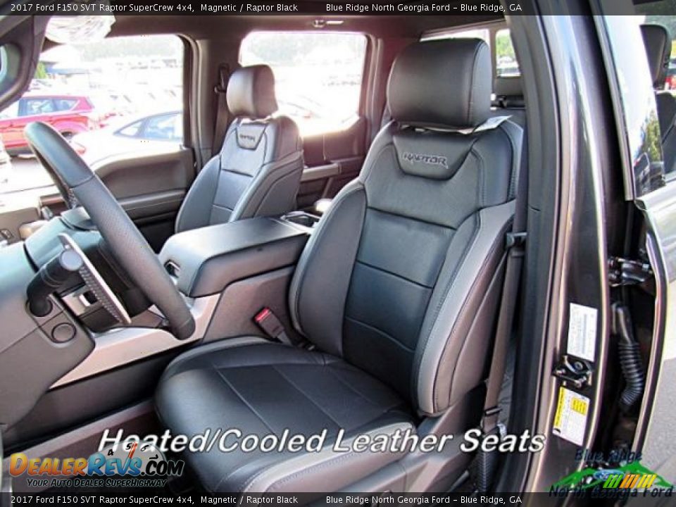 2017 Ford F150 SVT Raptor SuperCrew 4x4 Magnetic / Raptor Black Photo #11