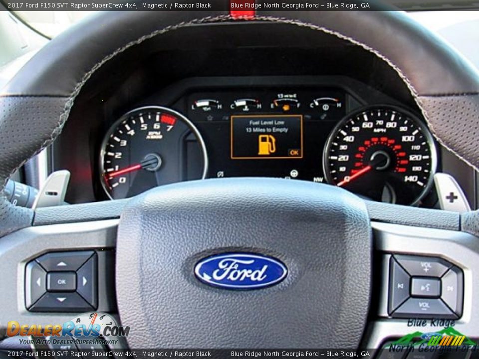 2017 Ford F150 SVT Raptor SuperCrew 4x4 Magnetic / Raptor Black Photo #19