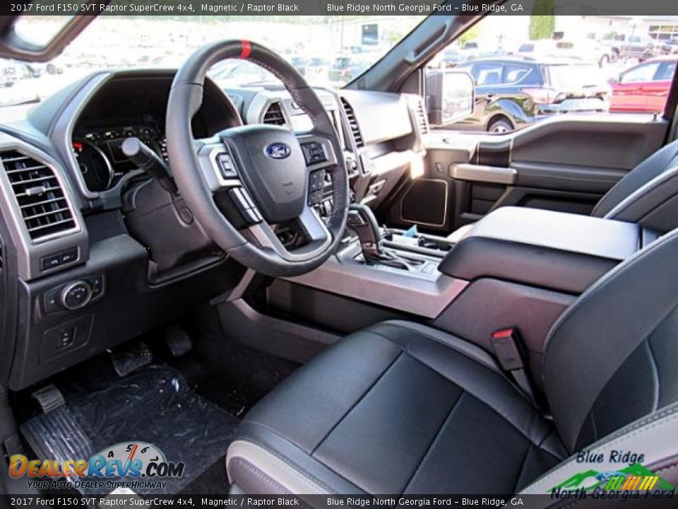 2017 Ford F150 SVT Raptor SuperCrew 4x4 Magnetic / Raptor Black Photo #35