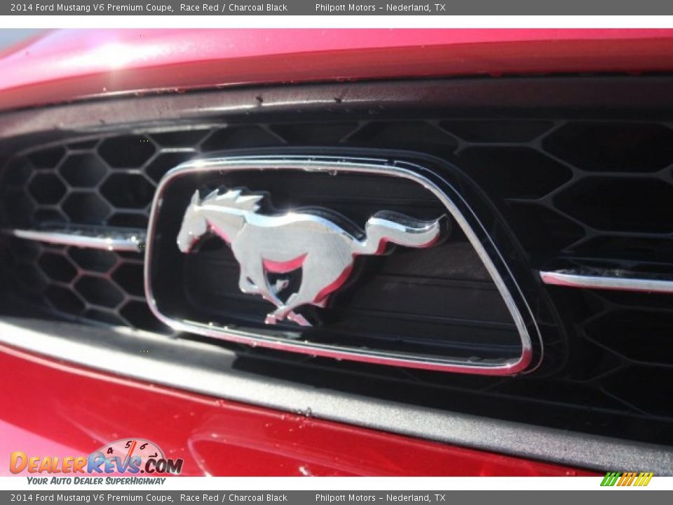 2014 Ford Mustang V6 Premium Coupe Race Red / Charcoal Black Photo #11