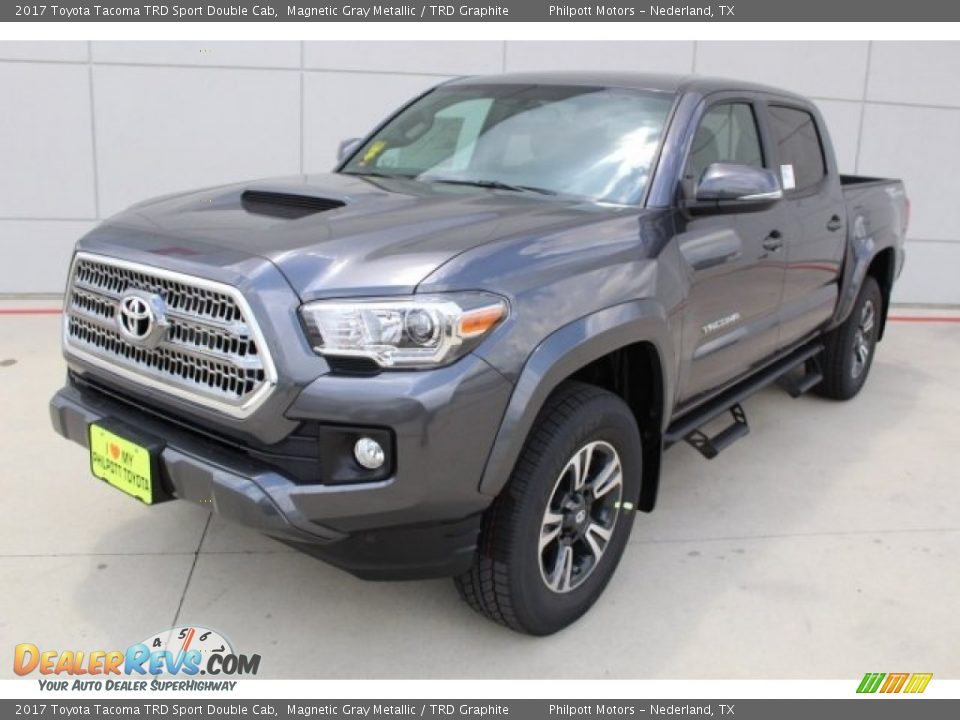 2017 Toyota Tacoma TRD Sport Double Cab Magnetic Gray Metallic / TRD Graphite Photo #3