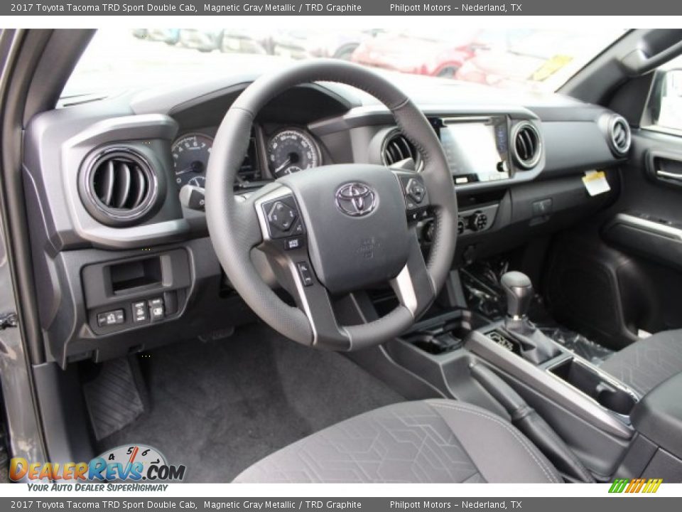 2017 Toyota Tacoma TRD Sport Double Cab Magnetic Gray Metallic / TRD Graphite Photo #11
