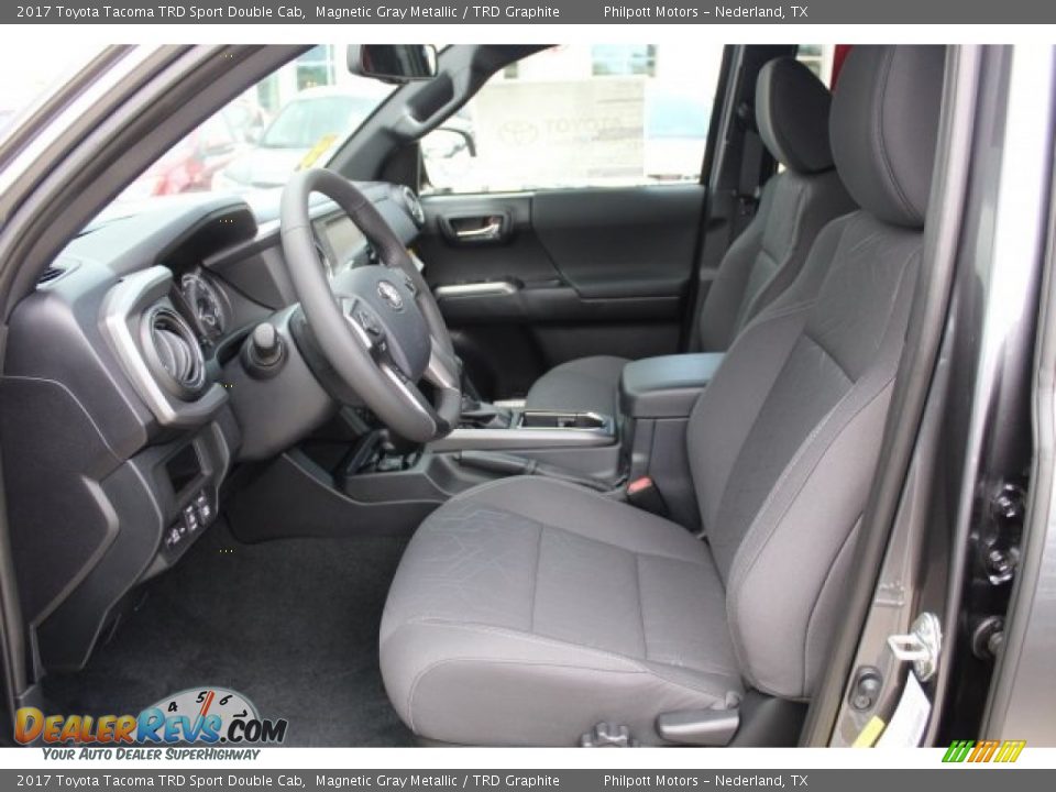 2017 Toyota Tacoma TRD Sport Double Cab Magnetic Gray Metallic / TRD Graphite Photo #12
