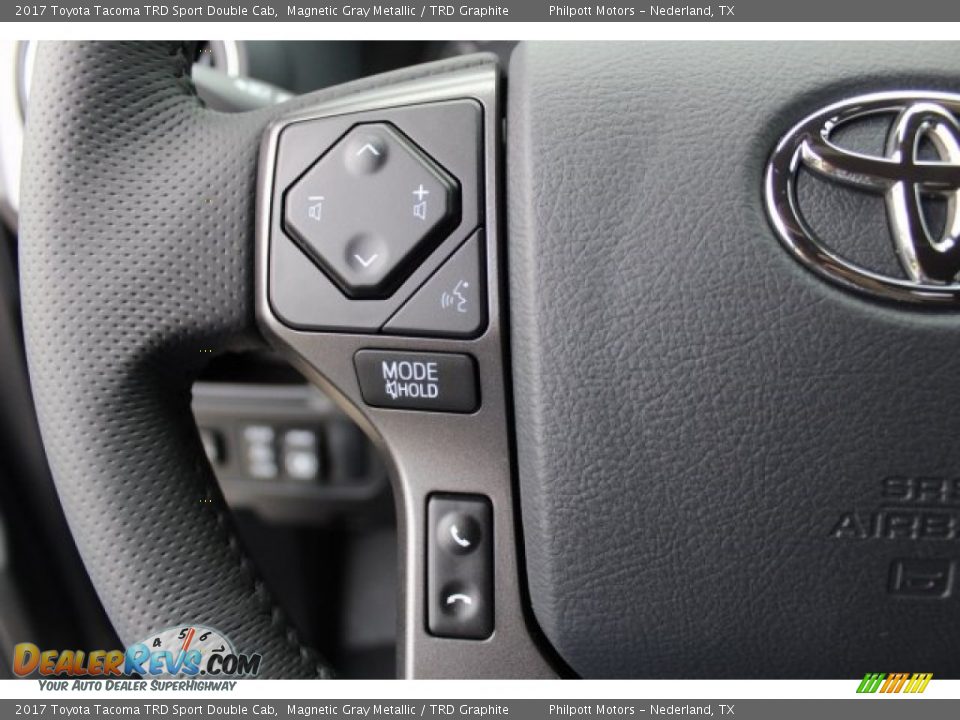 2017 Toyota Tacoma TRD Sport Double Cab Magnetic Gray Metallic / TRD Graphite Photo #19