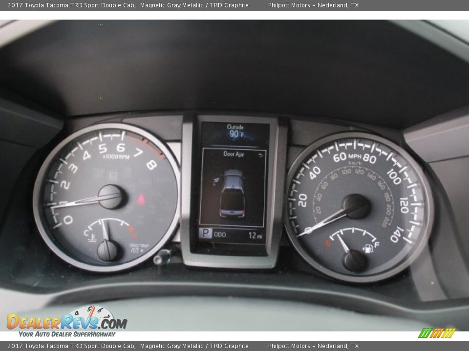 2017 Toyota Tacoma TRD Sport Double Cab Magnetic Gray Metallic / TRD Graphite Photo #21