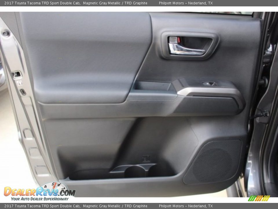 2017 Toyota Tacoma TRD Sport Double Cab Magnetic Gray Metallic / TRD Graphite Photo #23