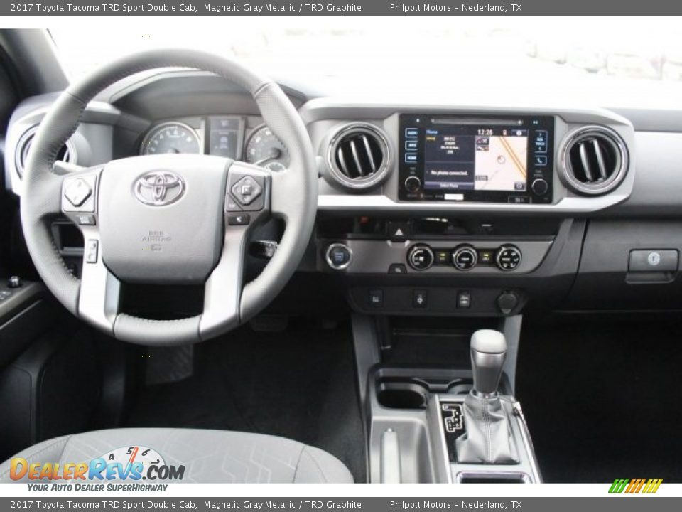 2017 Toyota Tacoma TRD Sport Double Cab Magnetic Gray Metallic / TRD Graphite Photo #25