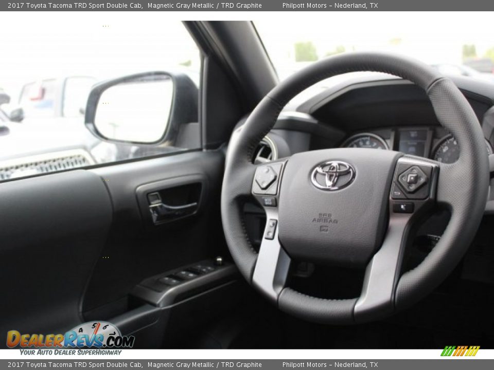 2017 Toyota Tacoma TRD Sport Double Cab Magnetic Gray Metallic / TRD Graphite Photo #26