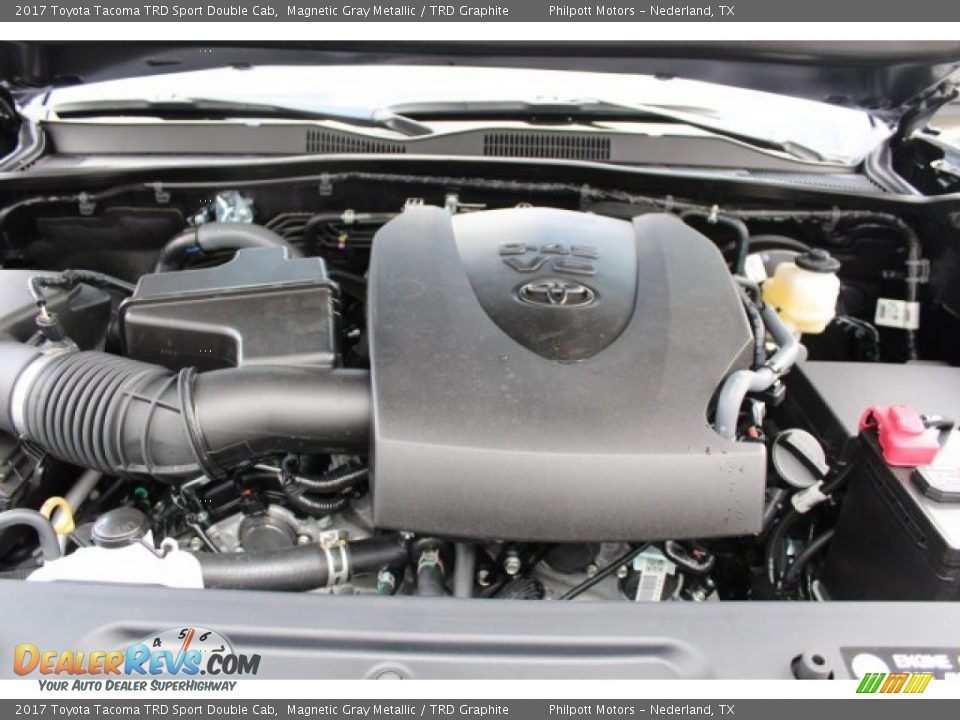 2017 Toyota Tacoma TRD Sport Double Cab Magnetic Gray Metallic / TRD Graphite Photo #28