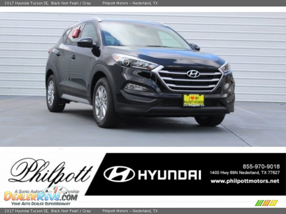 2017 Hyundai Tucson SE Black Noir Pearl / Gray Photo #1