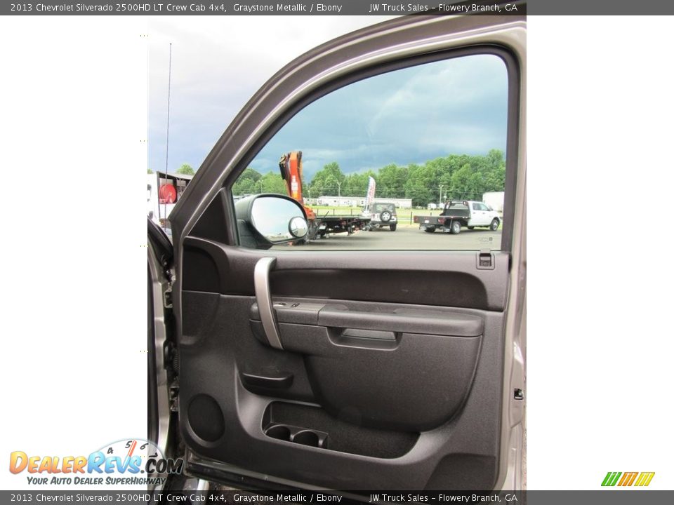 2013 Chevrolet Silverado 2500HD LT Crew Cab 4x4 Graystone Metallic / Ebony Photo #15