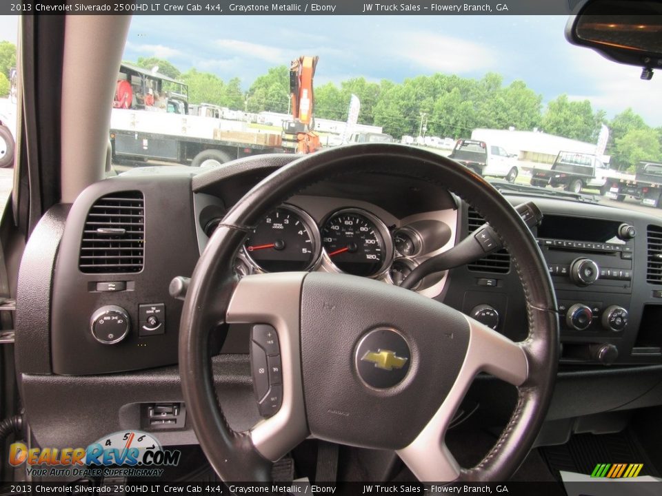 2013 Chevrolet Silverado 2500HD LT Crew Cab 4x4 Graystone Metallic / Ebony Photo #22
