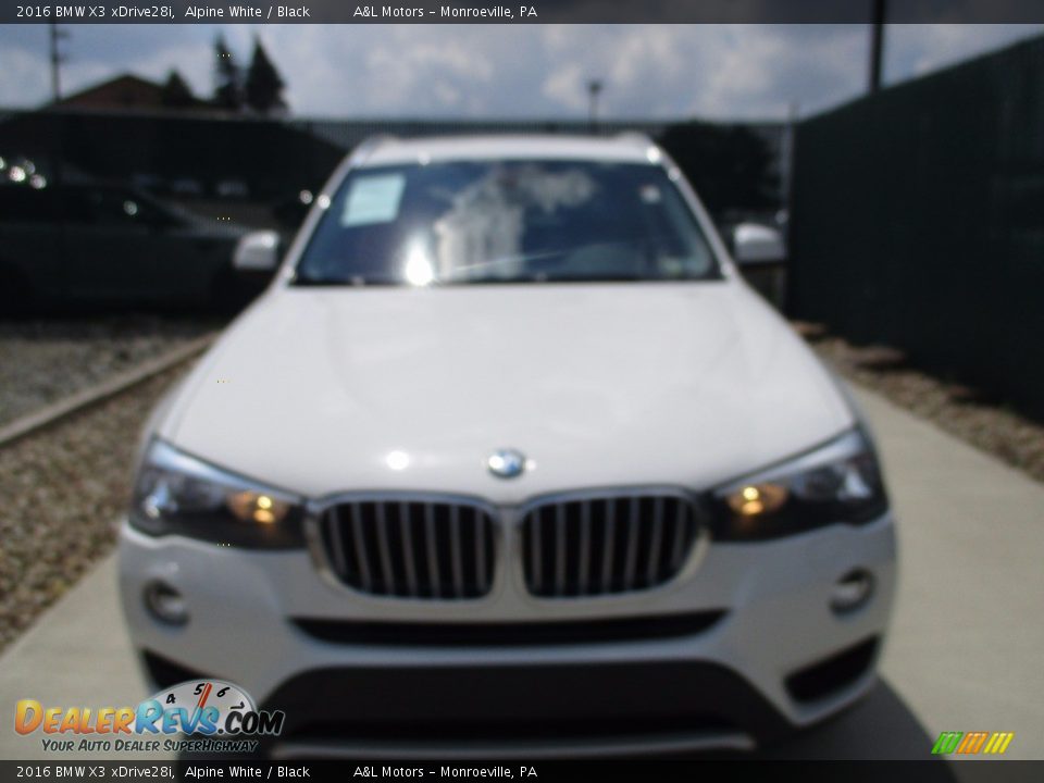 2016 BMW X3 xDrive28i Alpine White / Black Photo #6