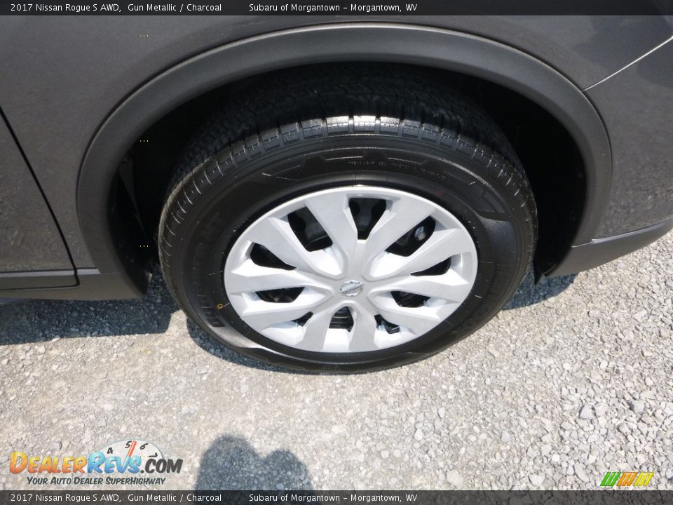 2017 Nissan Rogue S AWD Gun Metallic / Charcoal Photo #2