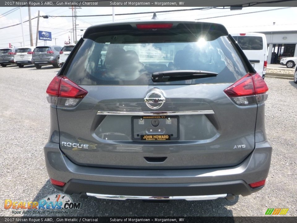 2017 Nissan Rogue S AWD Gun Metallic / Charcoal Photo #5