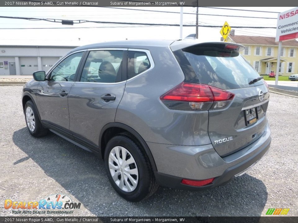2017 Nissan Rogue S AWD Gun Metallic / Charcoal Photo #6