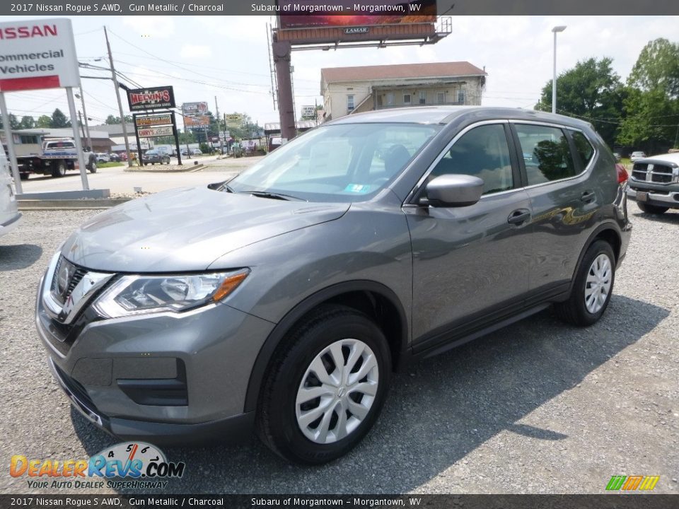 2017 Nissan Rogue S AWD Gun Metallic / Charcoal Photo #8