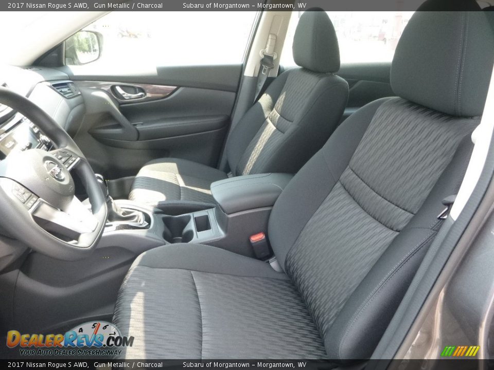 2017 Nissan Rogue S AWD Gun Metallic / Charcoal Photo #14