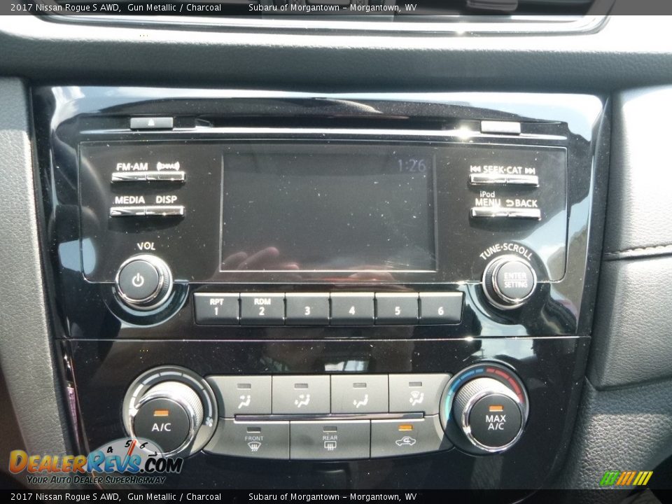 2017 Nissan Rogue S AWD Gun Metallic / Charcoal Photo #16