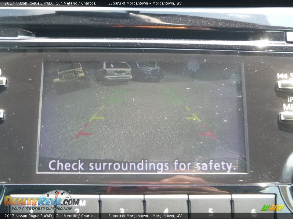 2017 Nissan Rogue S AWD Gun Metallic / Charcoal Photo #17