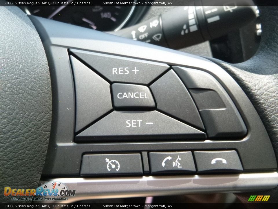 2017 Nissan Rogue S AWD Gun Metallic / Charcoal Photo #18