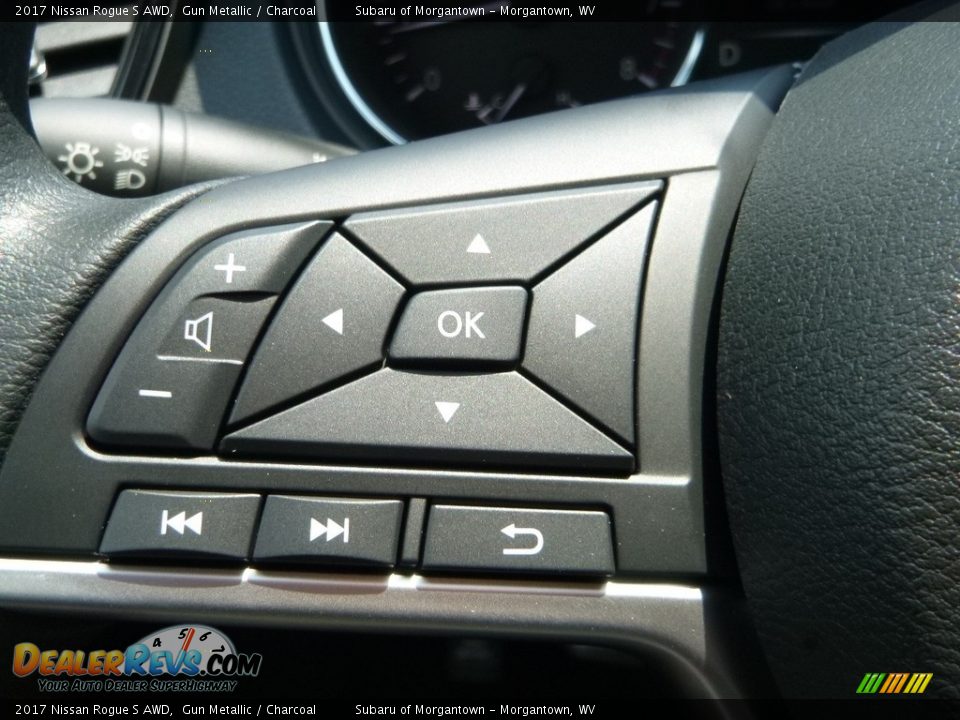 2017 Nissan Rogue S AWD Gun Metallic / Charcoal Photo #19